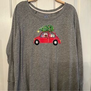 Jane and Bleecker Christmas tree with car nightshirt Size‎ 1X